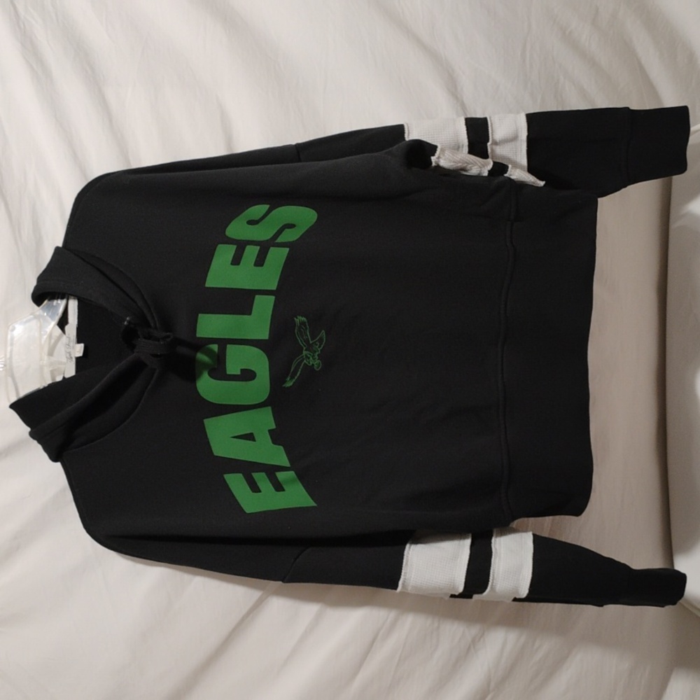 (D-12) SALE! Philadelphia Eagles Junk Food Hoodie Sweatshirt Sz.L Hardly Worn